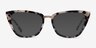 Trenta Ivory Tortoise Gold AcetateEyeglass Frames from EyeBuyDirect, with Tinted Lenses