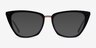 Trenta Black Gold AcétateMontures de lunettes de vue d'EyeBuyDirect, Avec des Verres Teintés