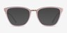 Azur Rose AcétateMontures de lunettes de vue d'EyeBuyDirect, Avec des Verres Teintés