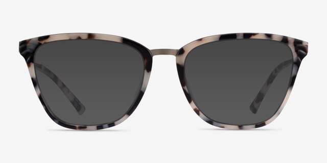 Azur Ivory Tortoise AcetateEyeglass Frames from EyeBuyDirect, with Tinted Lenses