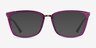 Grande Purple Gold AcetateEyeglass Frames from EyeBuyDirect, with Tinted Lenses