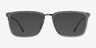 Volume Clear Gray AcetateEyeglass Frames from EyeBuyDirect, with Tinted Lenses