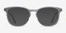 Astute Clear Gray AcétateMontures de lunettes de vue d'EyeBuyDirect, Avec des Verres Teintés