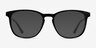Astute Black AcetateEyeglass Frames from EyeBuyDirect, with Tinted Lenses