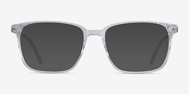 Venti Transparent AcétateMontures de lunettes de vue d'EyeBuyDirect, Avec des Verres Teintés