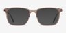 Venti Clear Brown AcétateMontures de lunettes de vue d'EyeBuyDirect, Avec des Verres Teintés