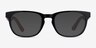 Tongass Black & Red Wood AcetateEyeglass Frames from EyeBuyDirect, with Tinted Lenses
