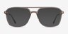 Eddie Clear Gray AcetateEyeglass Frames from EyeBuyDirect, with Tinted Lenses