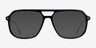 Intrepid Black Gunmetal AcetateEyeglass Frames from EyeBuyDirect, with Tinted Lenses
