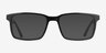 Symbiosis Vert foncé AcétateMontures de lunettes de vue d'EyeBuyDirect, Avec des Verres Teintés