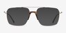 Matt Gold Tortoise AcetateEyeglass Frames from EyeBuyDirect, with Tinted Lenses
