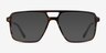 San Diego Striped Green Gold AcetateEyeglass Frames from EyeBuyDirect, with Tinted Lenses