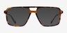 San Diego Tortoise Silver AcetateEyeglass Frames from EyeBuyDirect, with Tinted Lenses