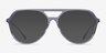 Cumulus Clear Gray Silver AcetateEyeglass Frames from EyeBuyDirect, with Tinted Lenses