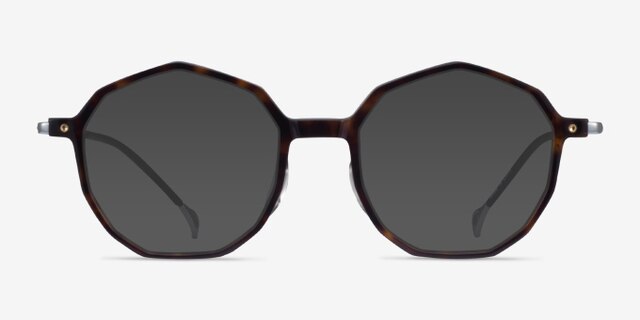 Carmelo Tortoise Silver AcetateEyeglass Frames from EyeBuyDirect, with Tinted Lenses