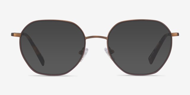 Satsuma Brown Bronze AcetateEyeglass Frames from EyeBuyDirect, with Tinted Lenses