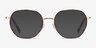 Satsuma Tortoise Gold AcetateEyeglass Frames from EyeBuyDirect, with Tinted Lenses
