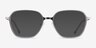 Atami Gray Silver AcetateEyeglass Frames from EyeBuyDirect, with Tinted Lenses