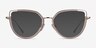 Koyo Champagne Gold AcétateMontures de lunettes de vue d'EyeBuyDirect, Avec des Verres Teintés