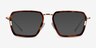 Tsundoku Tortoise Gold AcetateEyeglass Frames from EyeBuyDirect, with Tinted Lenses