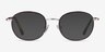 Otaku Tortoise Silver AcetateEyeglass Frames from EyeBuyDirect, with Tinted Lenses