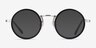 Nagoya Black Silver AcetateEyeglass Frames from EyeBuyDirect, with Tinted Lenses
