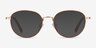 Kofu Brown Gold AcétateMontures de lunettes de vue d'EyeBuyDirect, Avec des Verres Teintés