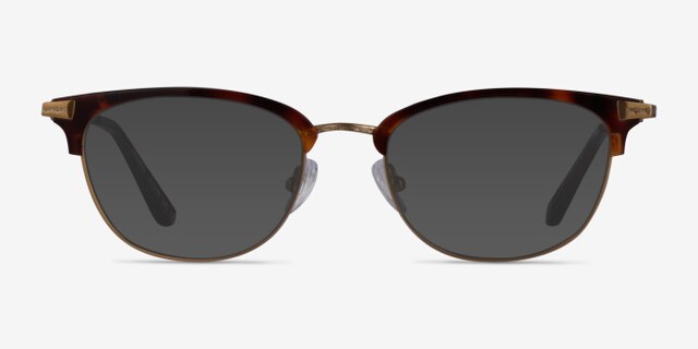 Fanfare Tortoise Bronze AcétateMontures de lunettes de vue d'EyeBuyDirect, Avec des Verres Teintés