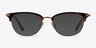 Fanfare Tortoise Bronze AcétateMontures de lunettes de vue d'EyeBuyDirect, Avec des Verres Teintés