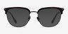 Cloudesley Tortoise Gunmetal AcetateEyeglass Frames from EyeBuyDirect, with Tinted Lenses
