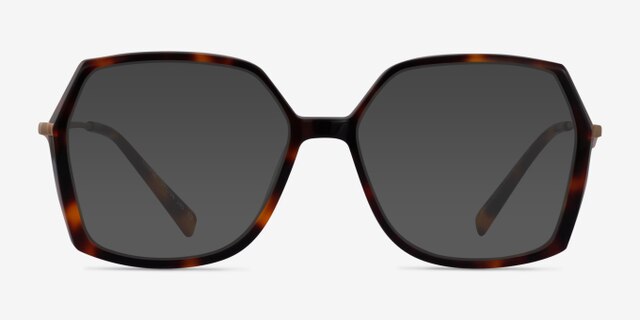 Ellipse Tortoise AcetateEyeglass Frames from EyeBuyDirect, with Tinted Lenses