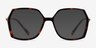 Ellipse Tortoise AcetateEyeglass Frames from EyeBuyDirect, with Tinted Lenses