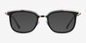 Tonight Black Gold AcetateEyeglass Frames from EyeBuyDirect, with Tinted Lenses