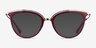 Euphony Burgundy Gold AcetateEyeglass Frames from EyeBuyDirect, with Tinted Lenses