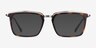 Barnsbury Tortoise Gunmetal MetalEyeglass Frames from EyeBuyDirect, with Tinted Lenses