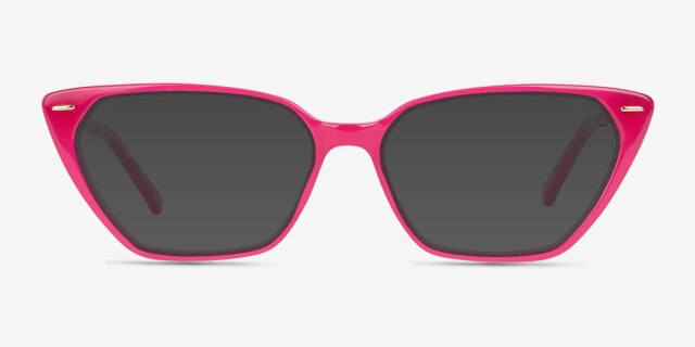Everilda Pink AcetateEyeglass Frames from EyeBuyDirect, with Tinted Lenses