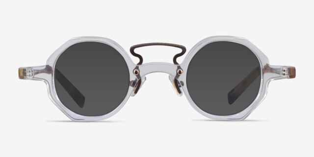 Very Clear Tortoise AcetateEyeglass Frames from EyeBuyDirect, with Tinted Lenses