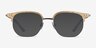 Witty Clear Yellow Silver AcétateMontures de lunettes de vue d'EyeBuyDirect, Avec des Verres Teintés