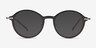 Reily Black Burgundy Silver AcetateEyeglass Frames from EyeBuyDirect, with Tinted Lenses