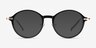 Reily Black Gold AcetateEyeglass Frames from EyeBuyDirect, with Tinted Lenses