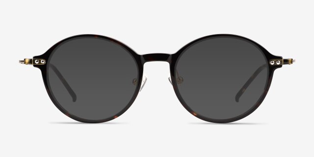 Reily Tortoise Bronze AcetateEyeglass Frames from EyeBuyDirect, with Tinted Lenses