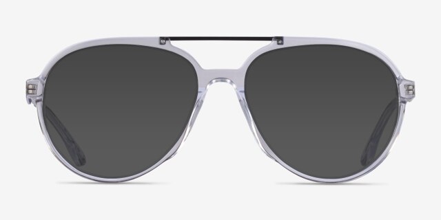 Lantern Clear AcetateEyeglass Frames from EyeBuyDirect, with Tinted Lenses