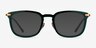 Clayton Dark Green Gold AcetateEyeglass Frames from EyeBuyDirect, with Tinted Lenses