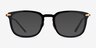 Clayton Black Gold AcetateEyeglass Frames from EyeBuyDirect, with Tinted Lenses