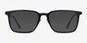 Pierce Blue Tortoise AcetateEyeglass Frames from EyeBuyDirect, with Tinted Lenses