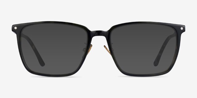 Lachlan Dark Green Ivory Tortoise AcetateEyeglass Frames from EyeBuyDirect, with Tinted Lenses