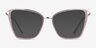 Jacqueline Clear Champagne Rose Gold AcetateEyeglass Frames from EyeBuyDirect, with Tinted Lenses