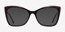 Dorothy Clear Purple Gold AcetateEyeglass Frames from EyeBuyDirect, with Tinted Lenses