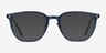 Hunter Clear Blue AcetateEyeglass Frames from EyeBuyDirect, with Tinted Lenses