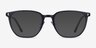 Hunter Clear Gray AcetateEyeglass Frames from EyeBuyDirect, with Tinted Lenses
